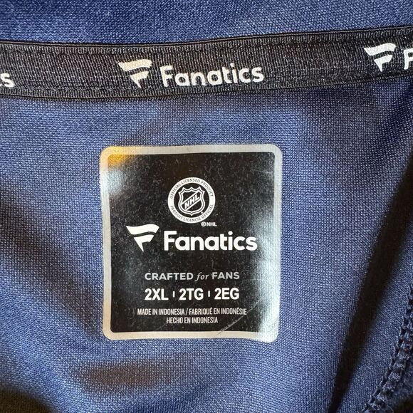 Washington Capitals Jacket Men's 2XL NHL Blue Gray Red Hoodie Jacket Fanatics - Picture 16 of 16